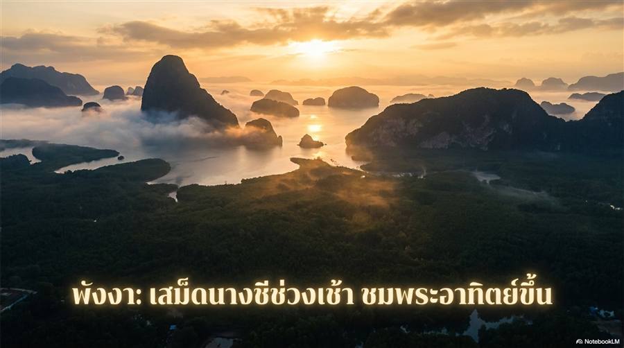 พังงา เสม็ดนางชี ช่วงเช้า