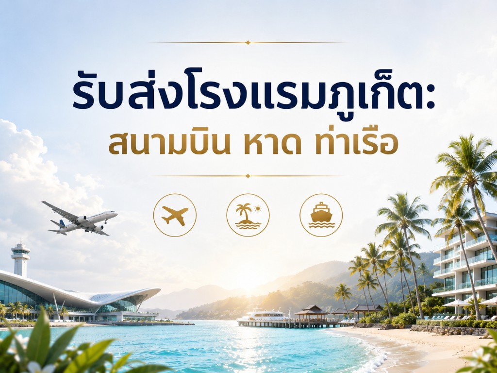 รับส่งโรงแรมภูเก็ต รถตู้พร้อมคนขับ